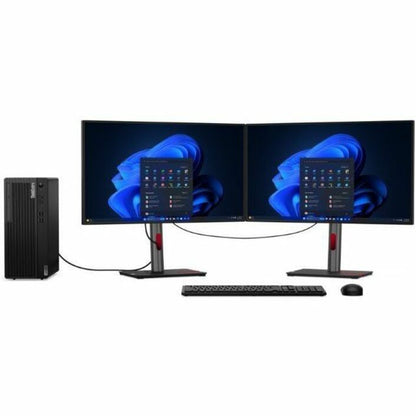 Alternate-Image2 Image for Lenovo ThinkCentre M70t Gen 5 12U0000LUS Desktop Computer - Intel Core i5 14th Gen i5-14500 - vPro Technology - 16 GB - 512 GB SSD - Tower - Black