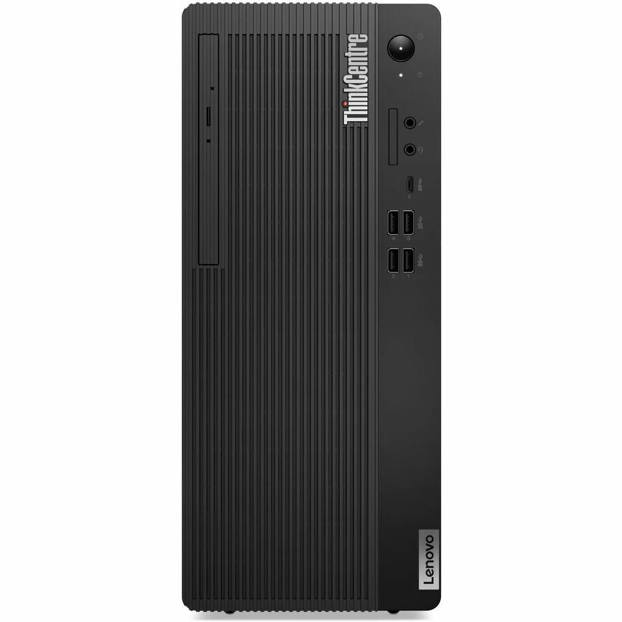 Front Image for Lenovo ThinkCentre M70t Gen 5 12U0000LUS Desktop Computer - Intel Core i5 14th Gen i5-14500 - vPro Technology - 16 GB - 512 GB SSD - Tower - Black