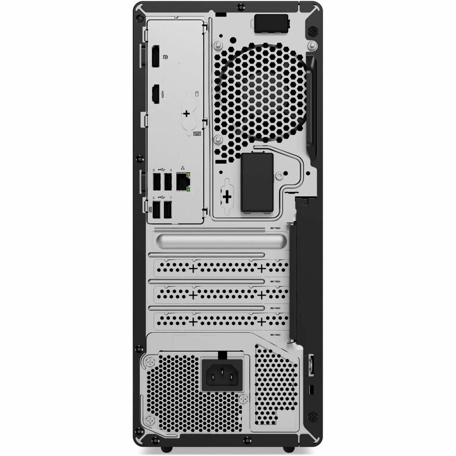 Rear Image for Lenovo ThinkCentre M70t Gen 5 12U0000JUS Desktop Computer - Intel Core i7 14th Gen i7-14700 - vPro Technology - 16 GB - 512 GB SSD - Tower - Black