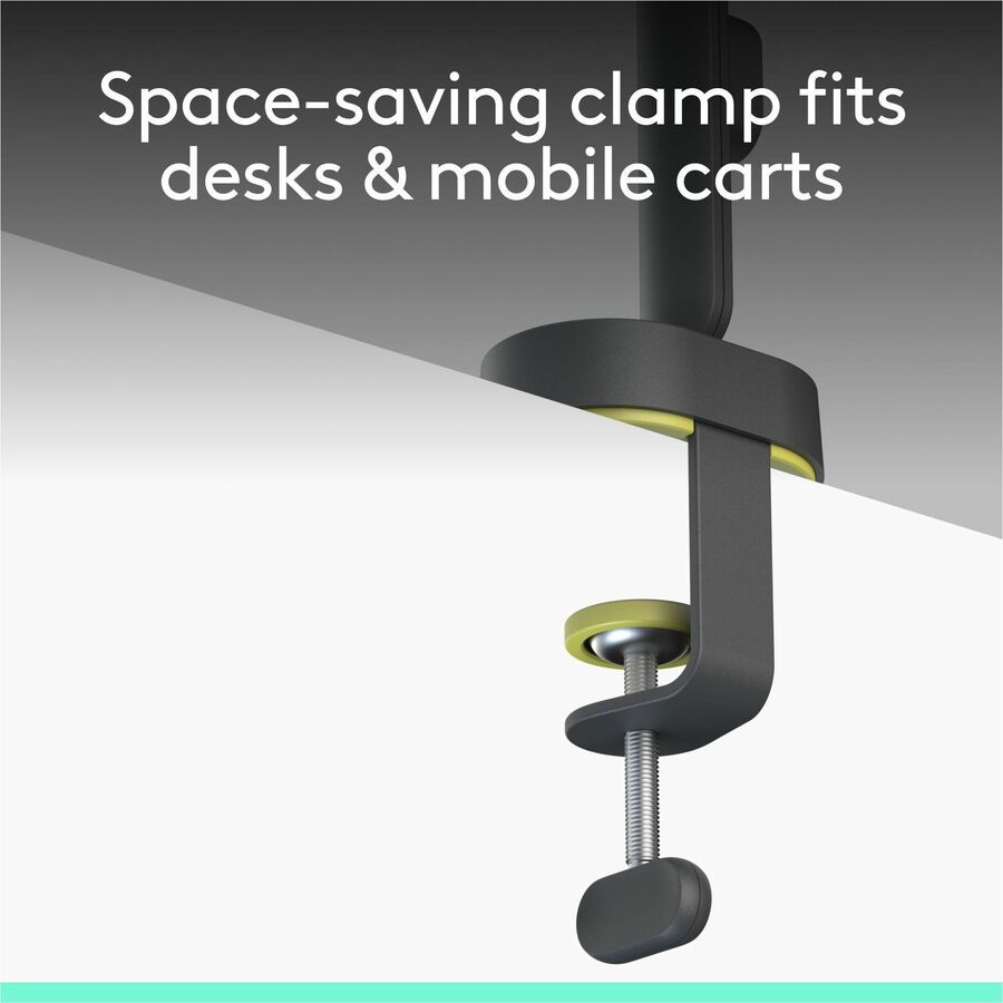 Alternate-Image4 Image for Logitech Reach Camera with Clamp Mount, Articulating Overhead Camera Arm, 1080p/60fps, USB, Compatible with Windows, macOS, ChromeOS, iPadOS