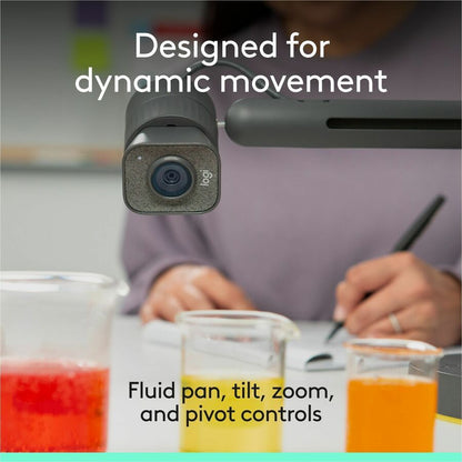 Life-Style Image for Logitech Reach Camera with Clamp Mount, Articulating Overhead Camera Arm, 1080p/60fps, USB, Compatible with Windows, macOS, ChromeOS, iPadOS