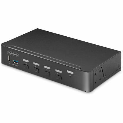 Main Image for StarTech.com 4-Port DisplayPort KVM Switch, Single 4K 60Hz Monitor, 6x USB Ports, Hotkey & Push-Button Switching, TAA Compliant
