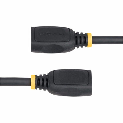 Alternate-Image4 Image for StarTech 18in (0.5m) HDMI 2.0 Extension Cable, High Speed HDMI Port Saver Cable, 4K 60Hz, HDMI Male to Female Extension Adapter Cord