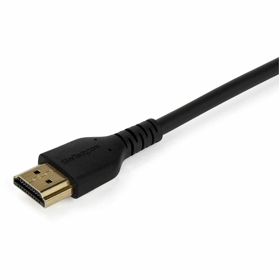 Alternate-Image1 Image for StarTech.com 5ft (1.5m) Slim HDMI 2.0 Cable, Flexible Premium HDMI Cord with Ethernet, 4K 60Hz HDR10, Aramid Fiber with TPE Jacket