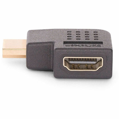 Alternate-Image3 Image for StarTech Right Angle HDMI 2.0 Adapter, Male to Female, Horizontal 90-Degree Angled HDMI Port Saver, 4K 60Hz, High Speed HDMI Connector Extension