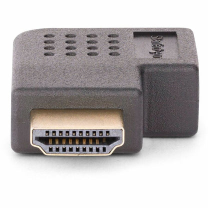 Alternate-Image2 Image for StarTech Right Angle HDMI 2.0 Adapter, Male to Female, Horizontal 90-Degree Angled HDMI Port Saver, 4K 60Hz, High Speed HDMI Connector Extension
