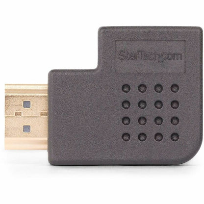 Alternate-Image4 Image for StarTech Right Angle HDMI 2.0 Adapter, Male to Female, Horizontal 90-Degree Angled HDMI Port Saver, 4K 60Hz, High Speed HDMI Connector Extension