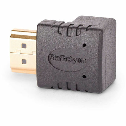 Alternate-Image2 Image for StarTech.com Down Angle HDMI 2.0 Adapter, Male to Female, Vertical 90-Degree Angled HDMI Port Saver, 4K 60Hz, High Speed HDMI Connector Extension
