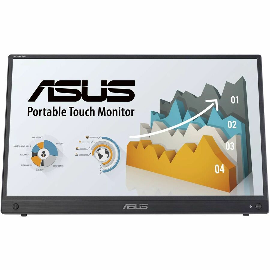 Front Image for Asus ZenScreen MB16AMTR 16" Class LCD Touchscreen Monitor