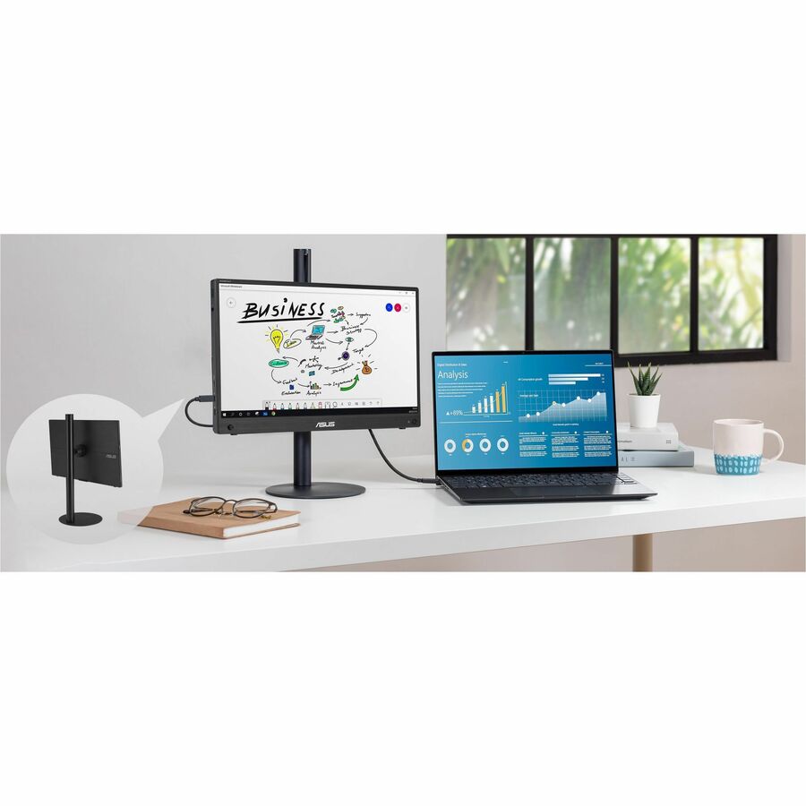 Life-Style Image for Asus ZenScreen MB16AMTR 16" Class LCD Touchscreen Monitor
