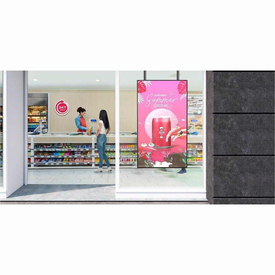 Life-Style Image for LG 55'' FHD High Bright Window Facing Display with Anti-Discoloration Technology
