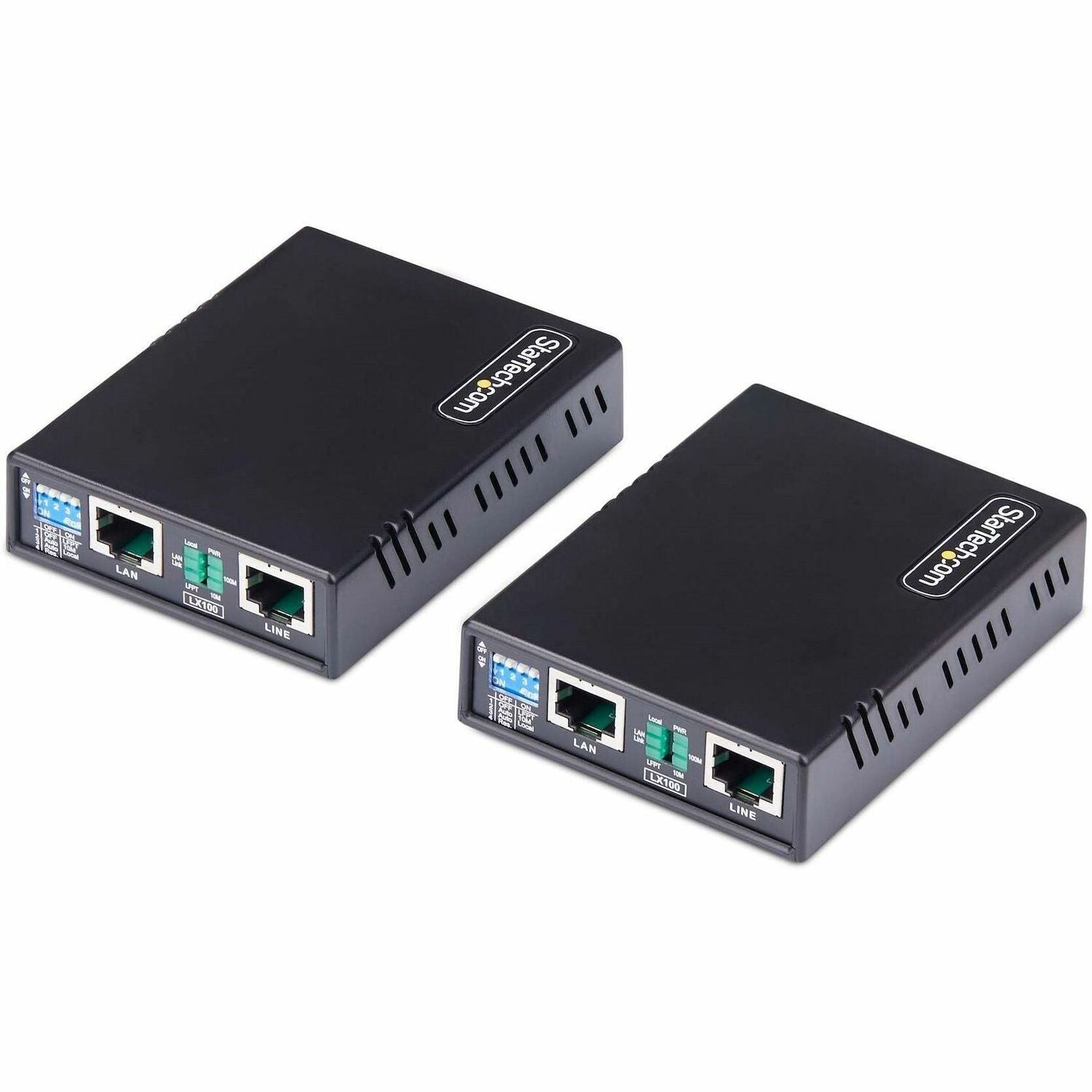 Main Image for StarTech 10/100 Ethernet Extender Kit Up to 0.5mi (800m), Long-Range LAN Over Single Pair Wire/RJ45 UTP For IP Camera/WiFi AP, TAA