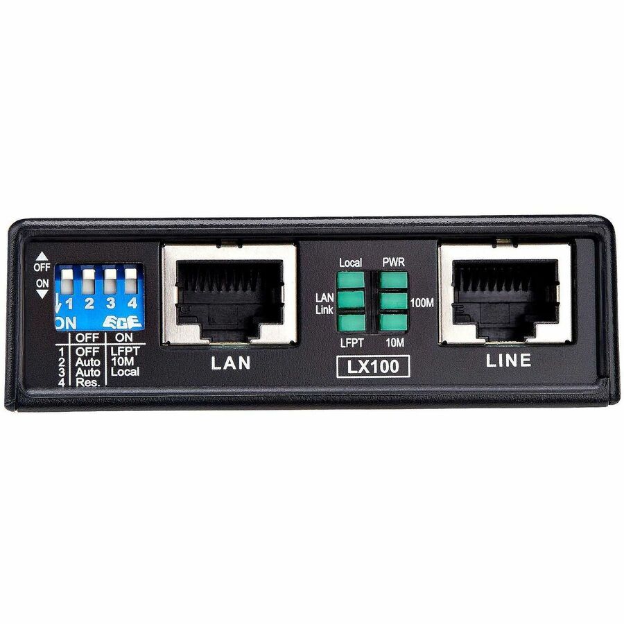 Alternate-Image4 Image for StarTech 10/100 Ethernet Extender Kit Up to 0.5mi (800m), Long-Range LAN Over Single Pair Wire/RJ45 UTP For IP Camera/WiFi AP, TAA