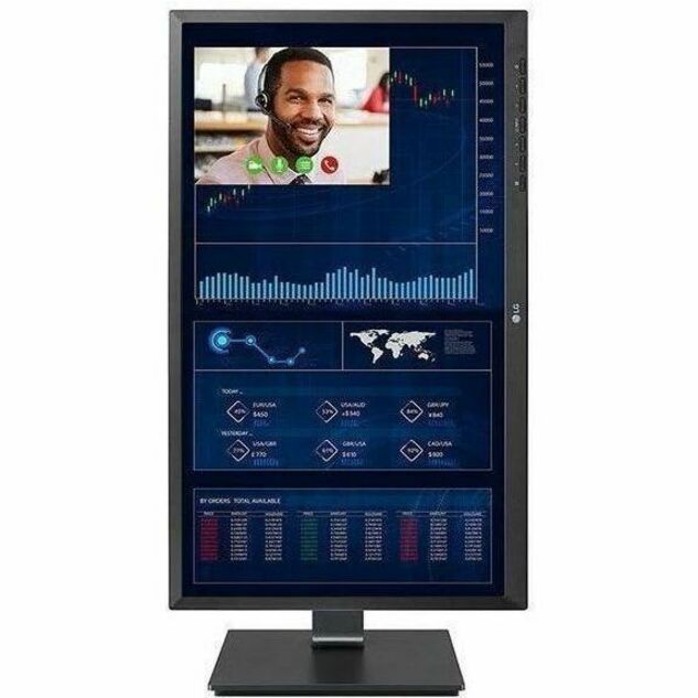 Front Image for LG 24CR660NK-6P All-in-One Thin Client - Intel Celeron N5105 Quad-core (4 Core) 2 GHz - Black