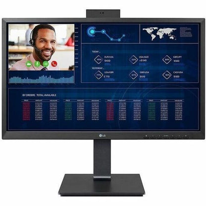 Alternate-Image1 Image for LG 24CR660NK-6P All-in-One Thin Client - Intel Celeron N5105 Quad-core (4 Core) 2 GHz - Black