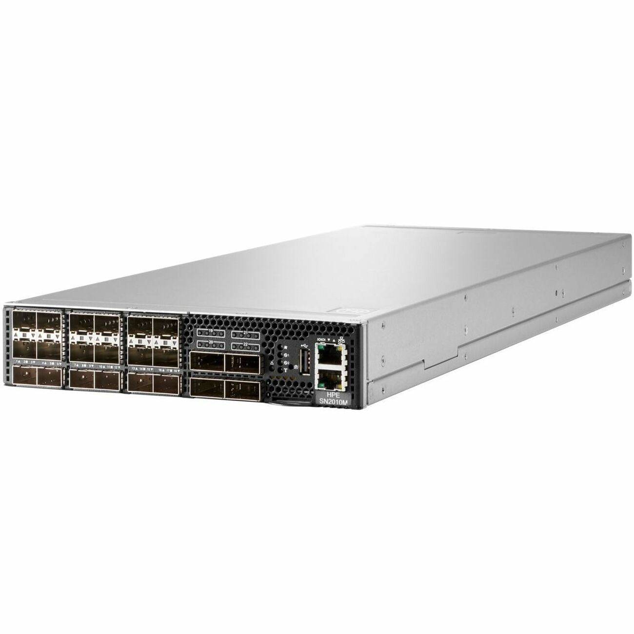 Main Image for HPE 25GbE 18SFP28 4QSFP28 Power to Connector Airflow Half Width Switch SN2010M with NVIDIA Cumulus