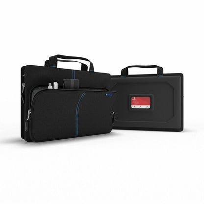 Alternate-Image7 Image for MAXCases Explorer 5 Work-In Case w/Pocket 14" w/ Shoulder Strap (Black)