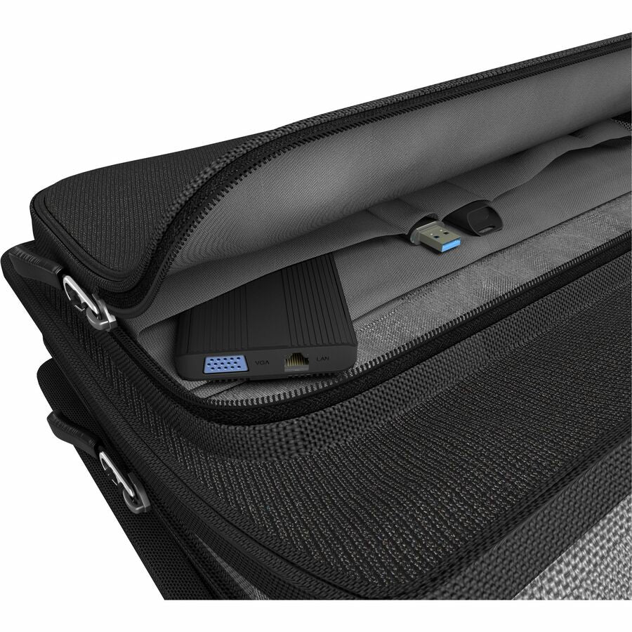 Alternate-Image5 Image for MAXCases Explorer 5 Work-In Case w/Pocket 14" w/ Shoulder Strap (Black)