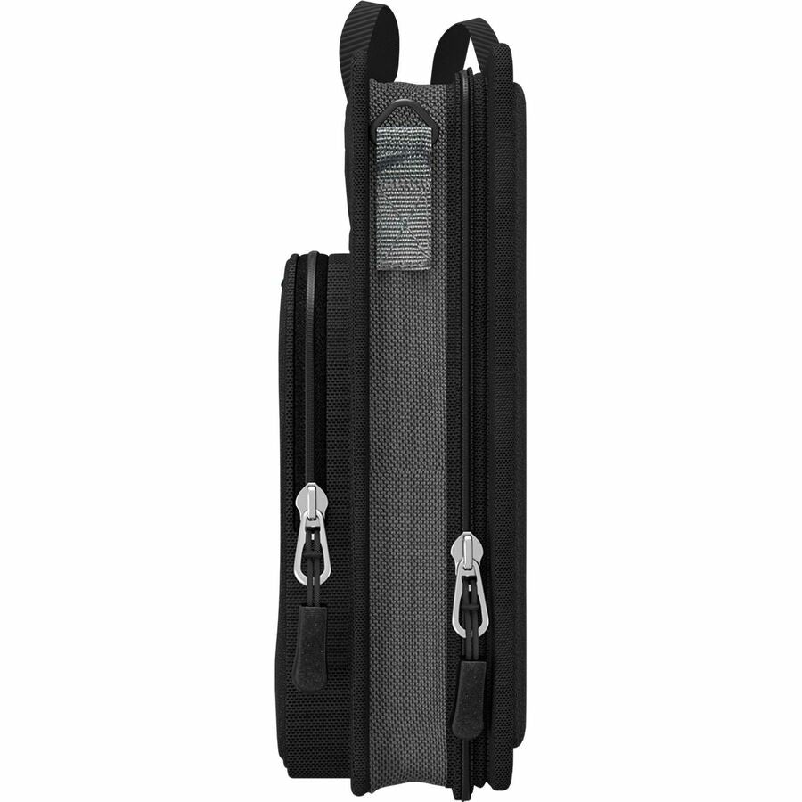 Left Image for MAXCases Explorer 5 Work-In Case w/Pocket 14" w/ Shoulder Strap (Black)
