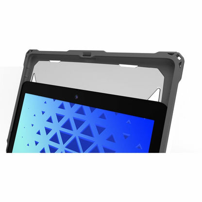 Alternate-Image3 Image for MAXCases Extreme Shell-F3 Slide Case for Lenovo 300e/100e and 300w/100w G4 Chromebook 11.6" (ver 82W0/82W1 for 100e) (NOT 83G) (Gray/Clear)