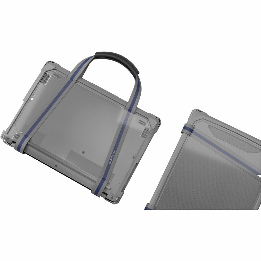 Alternate-Image5 Image for MAXCases Extreme Shell-F3 Slide Case for Lenovo 300e/100e and 300w/100w G4 Chromebook 11.6" (ver 82W0/82W1 for 100e) (NOT 83G) (Gray/Clear)