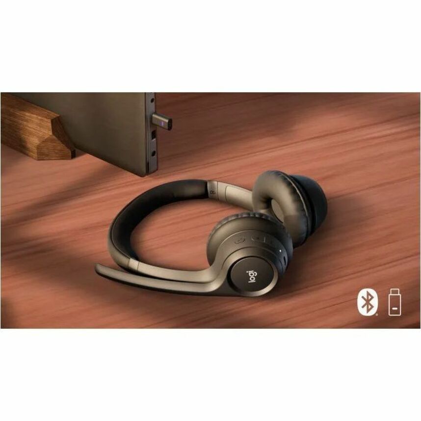 Alternate-Image7 Image for Logitech Zone 305 for Business, Wireless Bluetooth Headset With Microphone, Native Bluetooth, for Microsoft Teams, Black