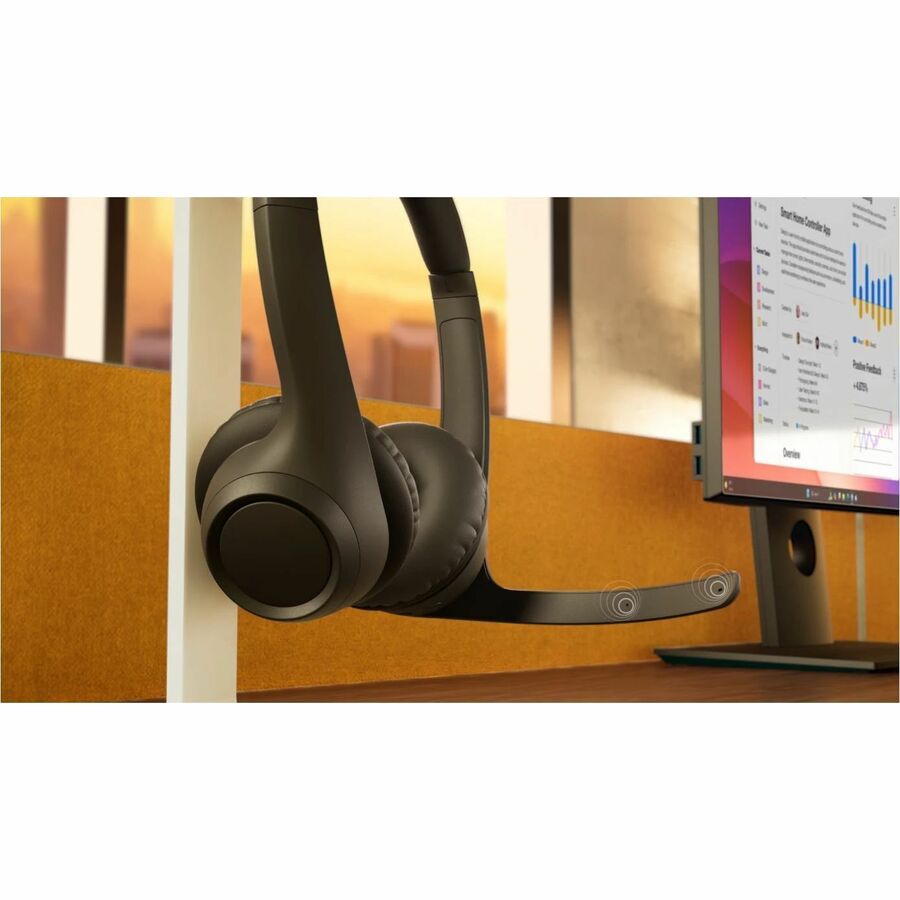 Alternate-Image8 Image for Logitech Zone 305 for Business, Wireless Bluetooth Headset With Microphone, Native Bluetooth, for Microsoft Teams, Black