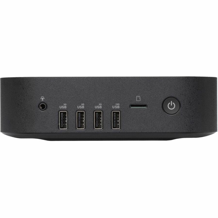 Front Image for Asus Chromebox 5a CHROMEBOX5A-SC041UN Chromebox - Intel Celeron 7305 - 4 GB - 128 GB SSD - Mini PC - Eco Black