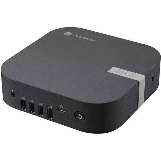 Main Image for Asus Chromebox 5a CHROMEBOX5A-SC041UN Chromebox - Intel Celeron 7305 - 4 GB - 128 GB SSD - Mini PC - Eco Black