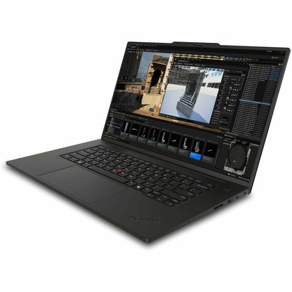Alternate-Image2 Image for Lenovo ThinkPad P1 Gen 7 21KV000PUS 16" Touchscreen Mobile Workstation - WQUXGA - 60 Hz - Intel Core Ultra 7 155H - Intel Evo Platform - 32 GB - 1 TB SSD - English Keyboard - Black