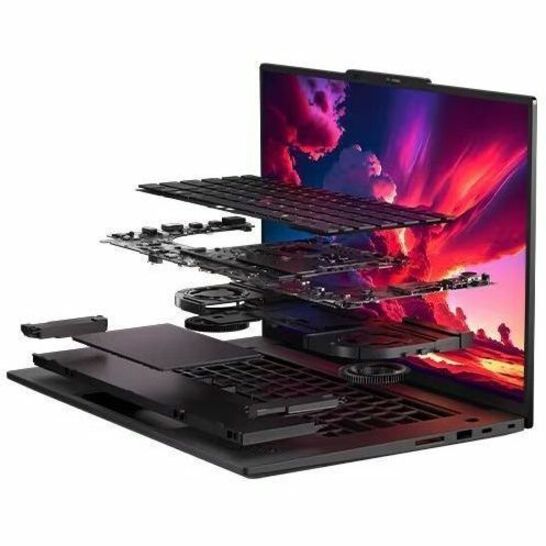 Alternate-Image8 Image for Lenovo ThinkPad P1 Gen 7 21KV0003US 16" Mobile Workstation - WUXGA - 60 Hz - Intel Core Ultra 7 155H - Intel Evo Platform - 16 GB - 512 GB SSD - English Keyboard - Black