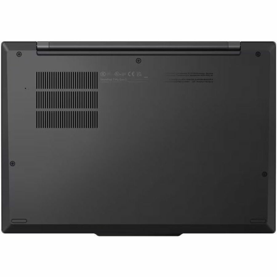 Bottom Image for Lenovo ThinkPad T14s Gen 5 21LS0058US 14" Notebook - WUXGA - Intel Core Ultra 7 155U - 16 GB - 512 GB SSD - English Keyboard - Black