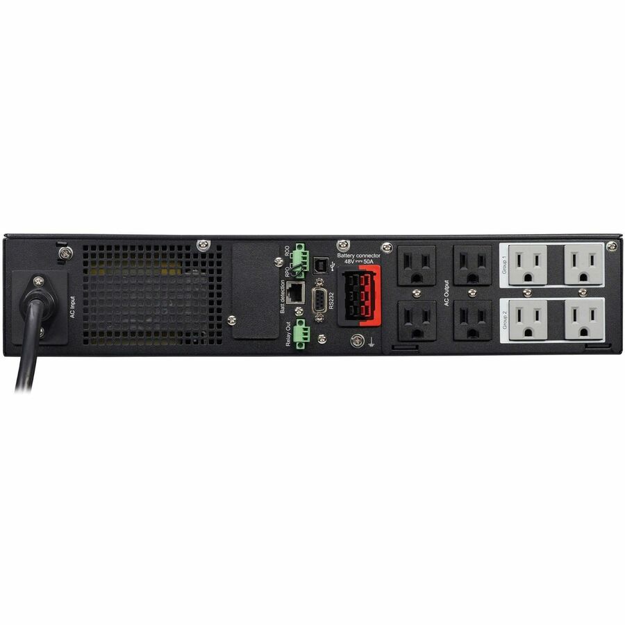 Rear Image for Eaton Tripp Lite Series SmartPro 1440VA 1440W 120V Line-Interactive Sine Wave UPS - 8 Outlets, Extended Run, Network Card Option, LCD, USB, DB9, 2U Rack/Tower, TAA