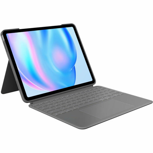 Main Image for Logitech Combo Touch iPad Air 13-inch (M2 & M3)(2024 & 2025) Keyboard Case - Detachable backlit keyboard, Oxford Grey
