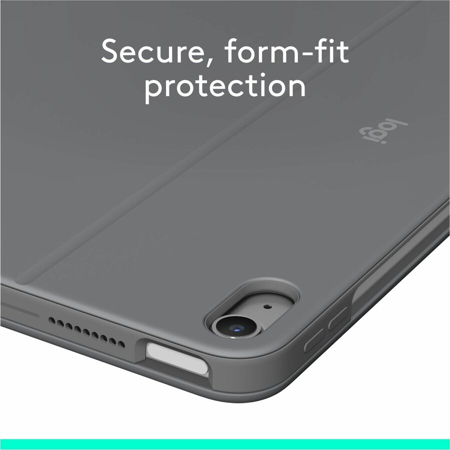 Alternate-Image4 Image for Logitech Combo Touch iPad Air 11-inch (M2 & M3), iPad Air (5th gen) Keyboard Case - Detachable backlit keyboard with kickstand - Oxford Grey