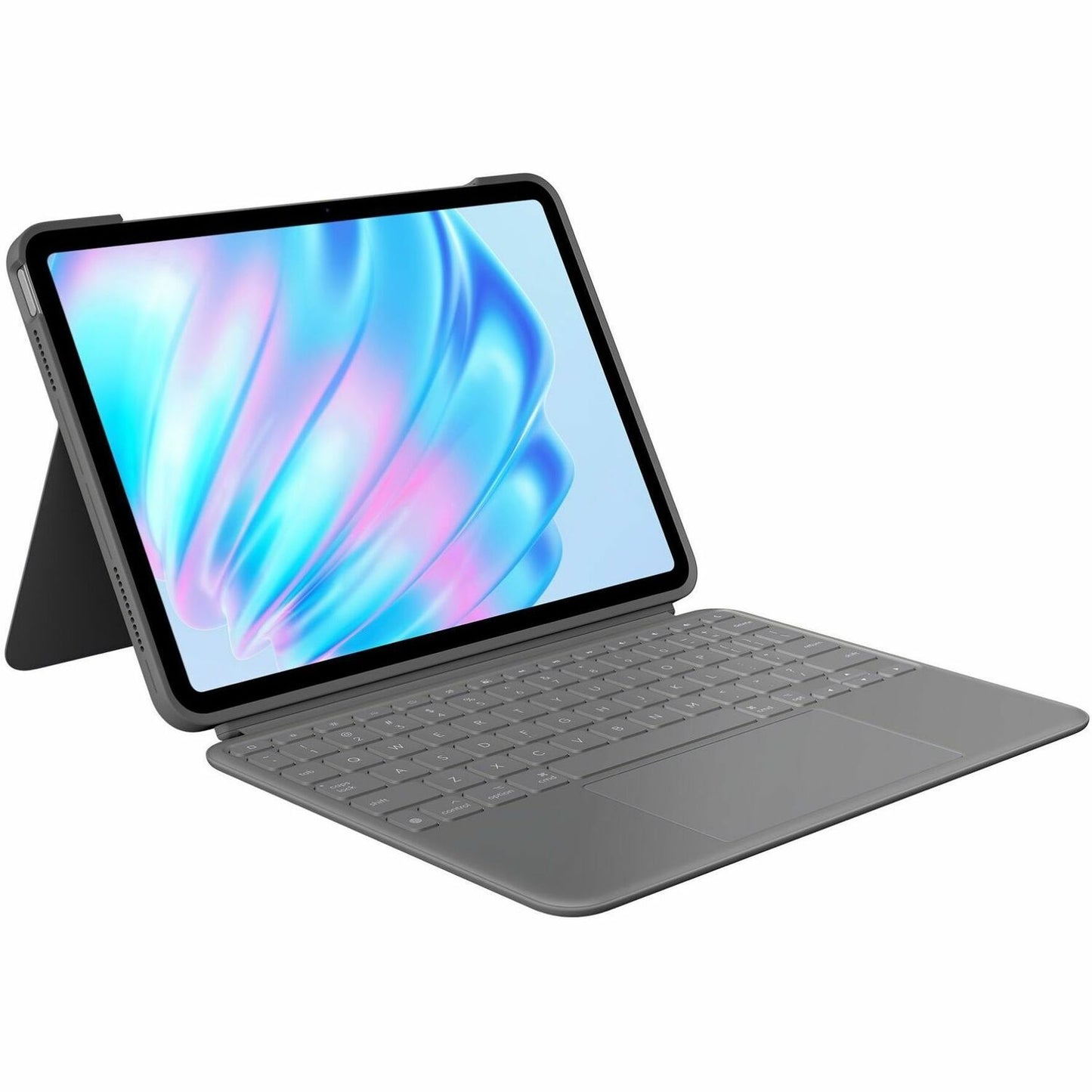 Main Image for Logitech Combo Touch iPad Air 11-inch (M2 & M3), iPad Air (5th gen) Keyboard Case - Detachable backlit keyboard with kickstand - Oxford Grey
