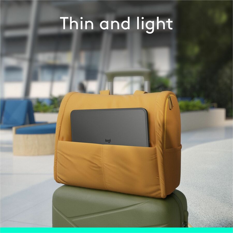 Alternate-Image6 Image for Logitech Combo Touch Keyboard Case for iPad Pro 11-inch (M4 & M5) - Detachable backlit keyboard with kickstand, comfortable typing, multi-use mode - Graphite