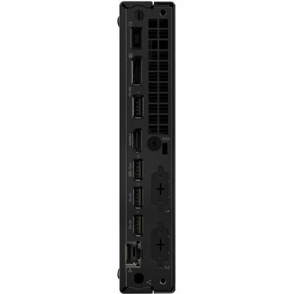Rear Image for Lenovo ThinkCentre M70q Gen 5 12TD001RUS Desktop Computer - Intel Core i5 14th Gen i5-14400T - 16 GB - 512 GB SSD - Tiny - Black