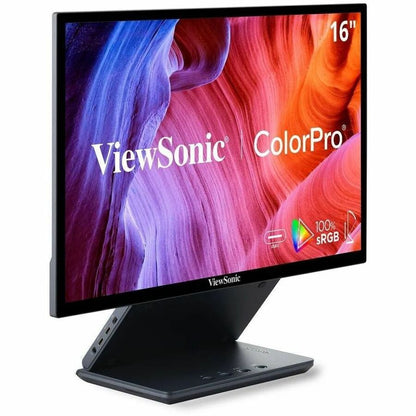 Main Image for ViewSonic VP1656 15.6 Inch 1200p ColorPro Monitor, IPS Display with Pantone Validated Color Accuracy for Immersive Second Screen Productivity, Advanced Ergonomics, 40W USB-C, and micro HDMI Inputs