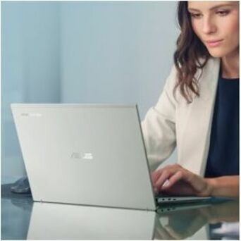 Alternate-Image1 Image for Asus ExpertBook CX54 Chromebook Plus CX5403CMA-DB562-T 14" Touchscreen Chromebook - WQXGA - Intel Core Ultra 5 115U - 16 GB - 512 GB SSD - Fog Silver