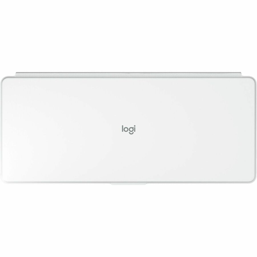 Bottom Image for Logitech Keys-To-Go 2 Portable Bluetooth Keyboard for Tablet With Built-in Cover, Slim and Compact Wireless Keyboard for Windows, Android, Linux, iPad, iPhone, Mac, Apple TV (Pale Grey)