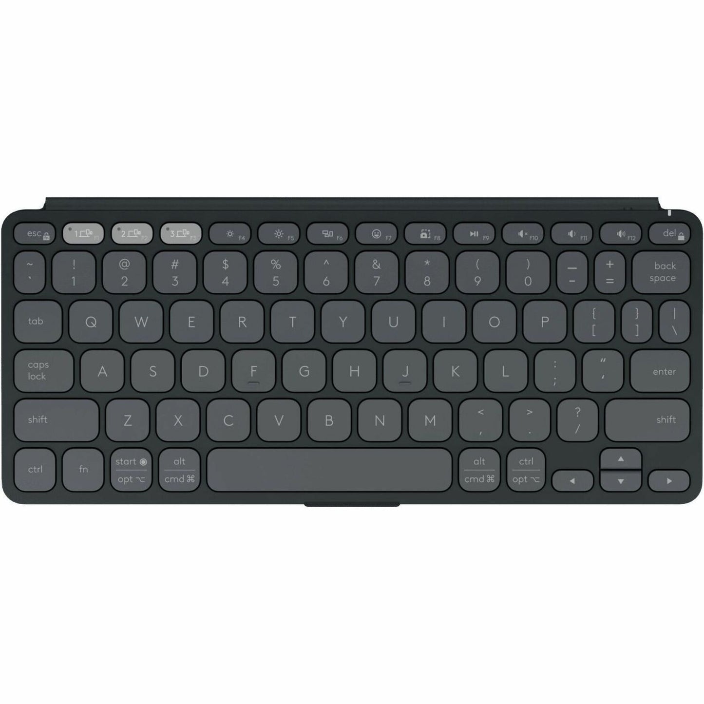 Main Image for Logitech Keys-To-Go 2 Portable Bluetooth Keyboard for Tablet With Built-in Cover, Slim and Compact Wireless Keyboard for Windows, Android, Linux, iPad, iPhone, Mac, Apple TV (Graphite)