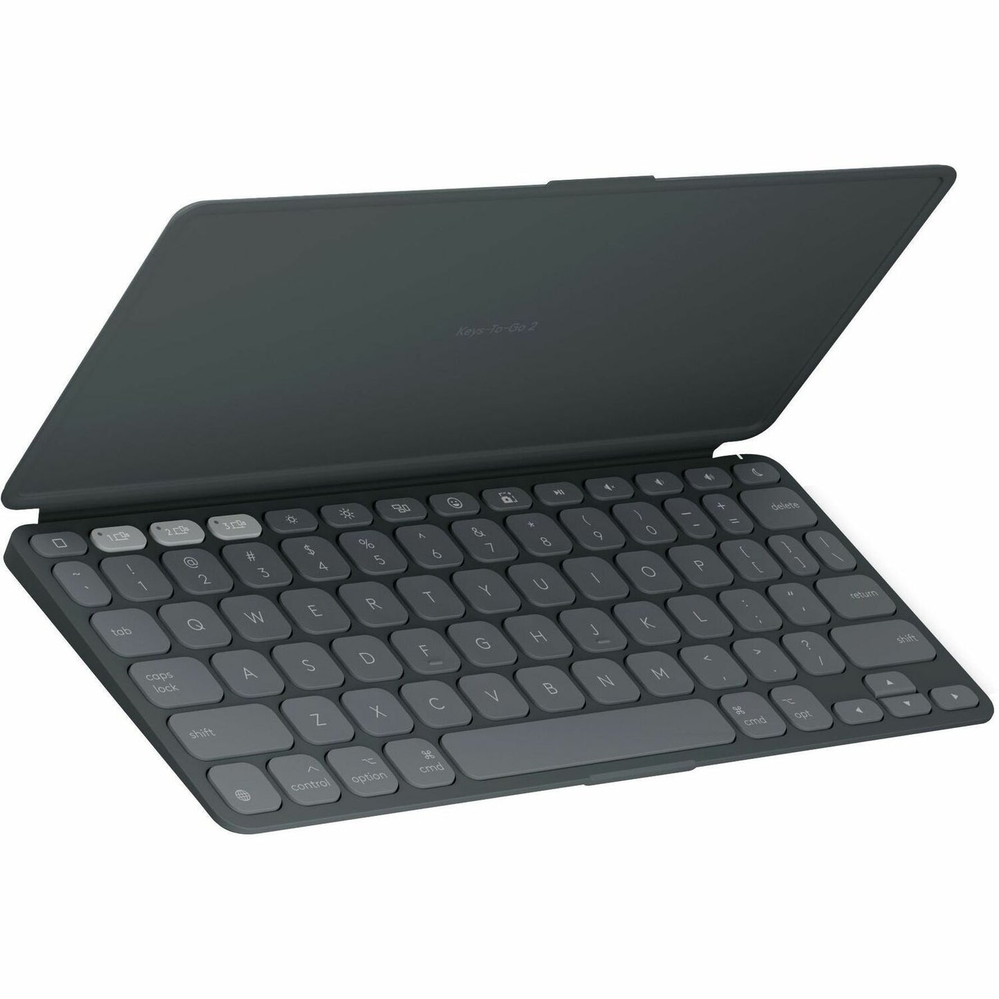Main Image for Logitech Keys-To-Go 2 Portable Wireless iPad Keyboard With Built-in Cover, Slim and Compact Wireless Keyboard for iPad, iPhone, Mac, and Apple TV, Easily Switch Between Devices (Graphite)