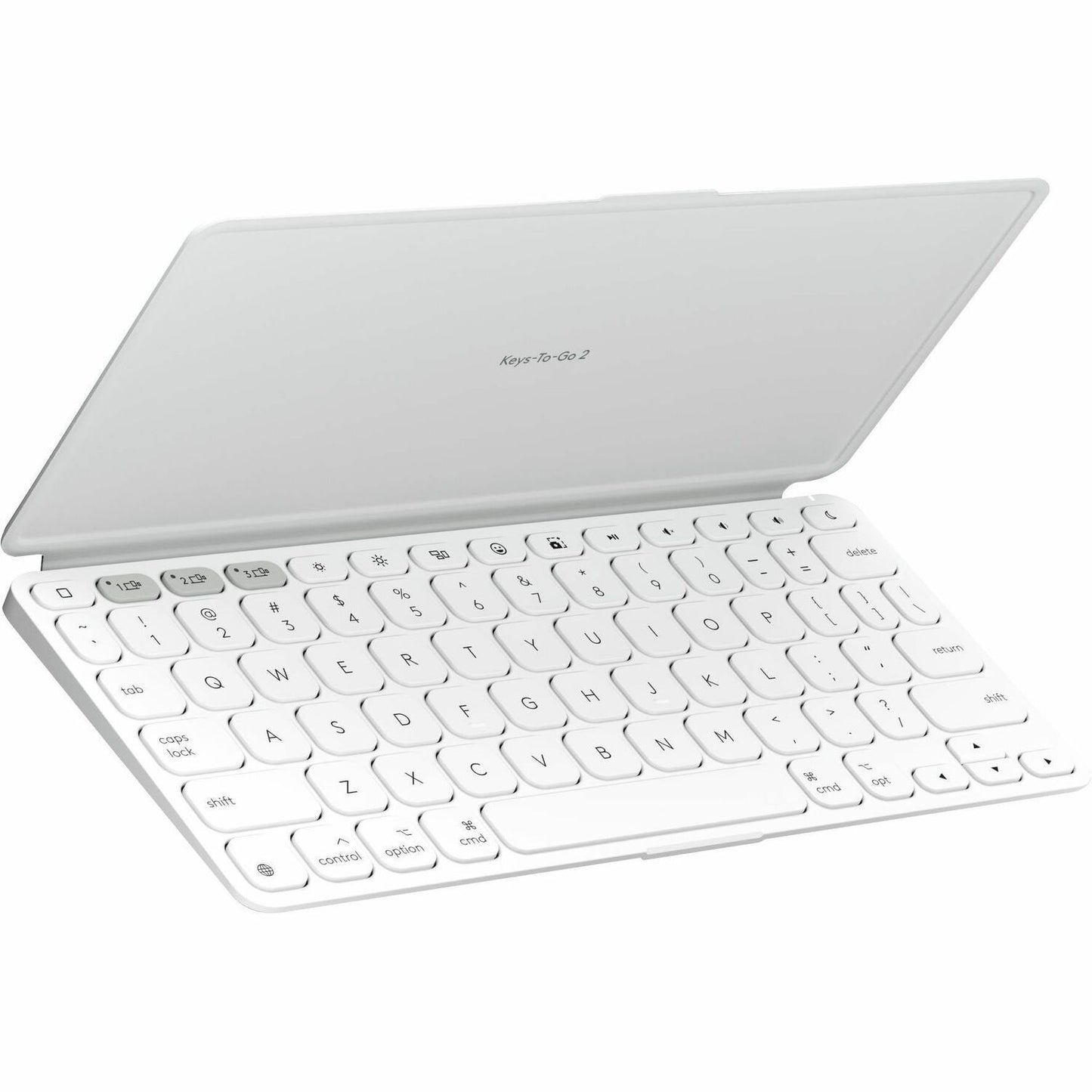 Main Image for Logitech Keys-To-Go 2 Portable Wireless iPad Keyboard With Built-in Cover, Slim and Compact Wireless Keyboard for iPad, iPhone, Mac, and Apple TV, Easily Switch Between Devices (Pale Grey)