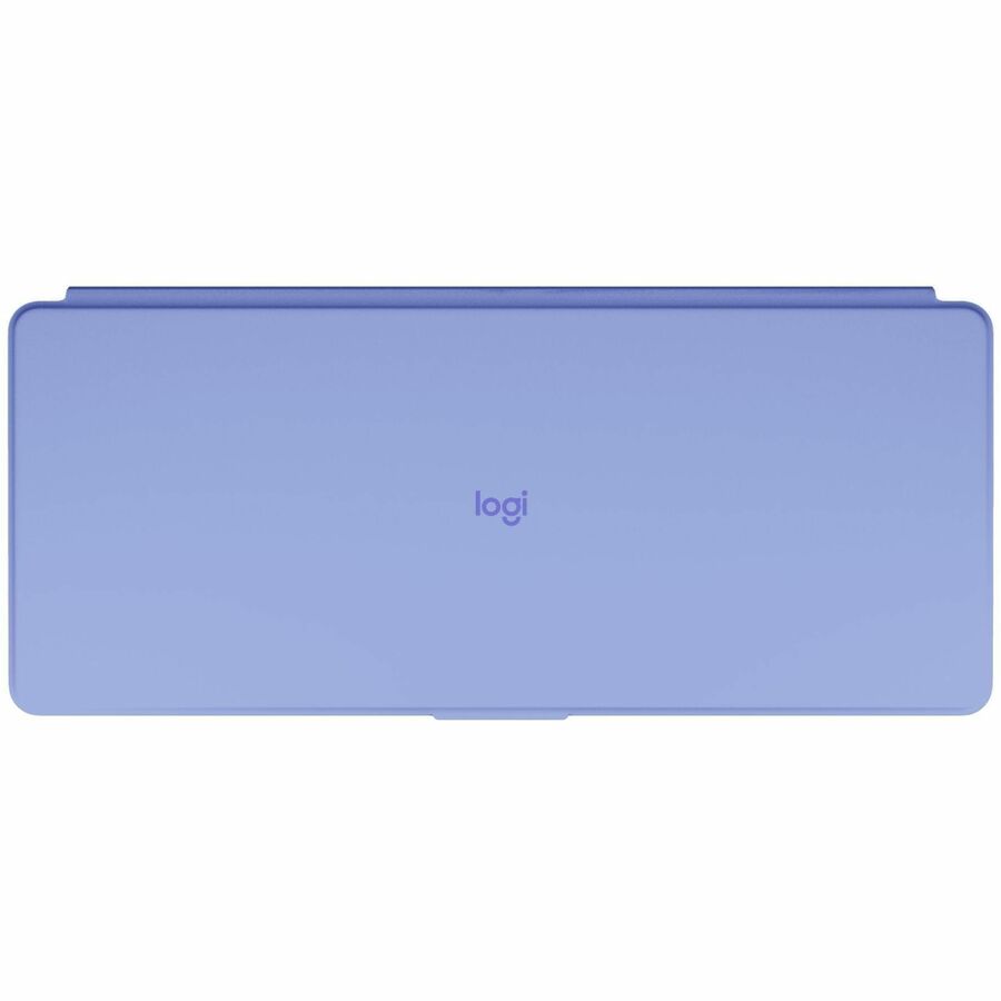 Bottom Image for Logitech Keys-To-Go 2 Portable Bluetooth Keyboard for Tablet With Built-in Cover, Slim and Compact Wireless Keyboard for Windows, Android, Linux, iPad, iPhone, Mac, Apple TV (Lilac)