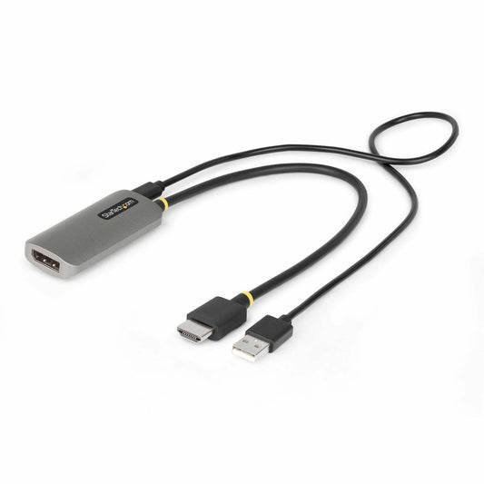 Main Image for StarTech 1ft (30cm) HDMI to DisplayPort Adapter Cable, 8K 60Hz, Active HDMI 2.1 to DP 1.4 Video Converter, USB Bus Powered