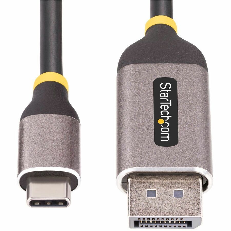 Alternate-Image3 Image for StarTech.com 10ft (3m) USB-C to DisplayPort Adapter Cable, 8K 60Hz, 4K 144Hz, HDR10, USB Type-C to DP 1.4 Converter, USB4/TB3/4 Compatible
