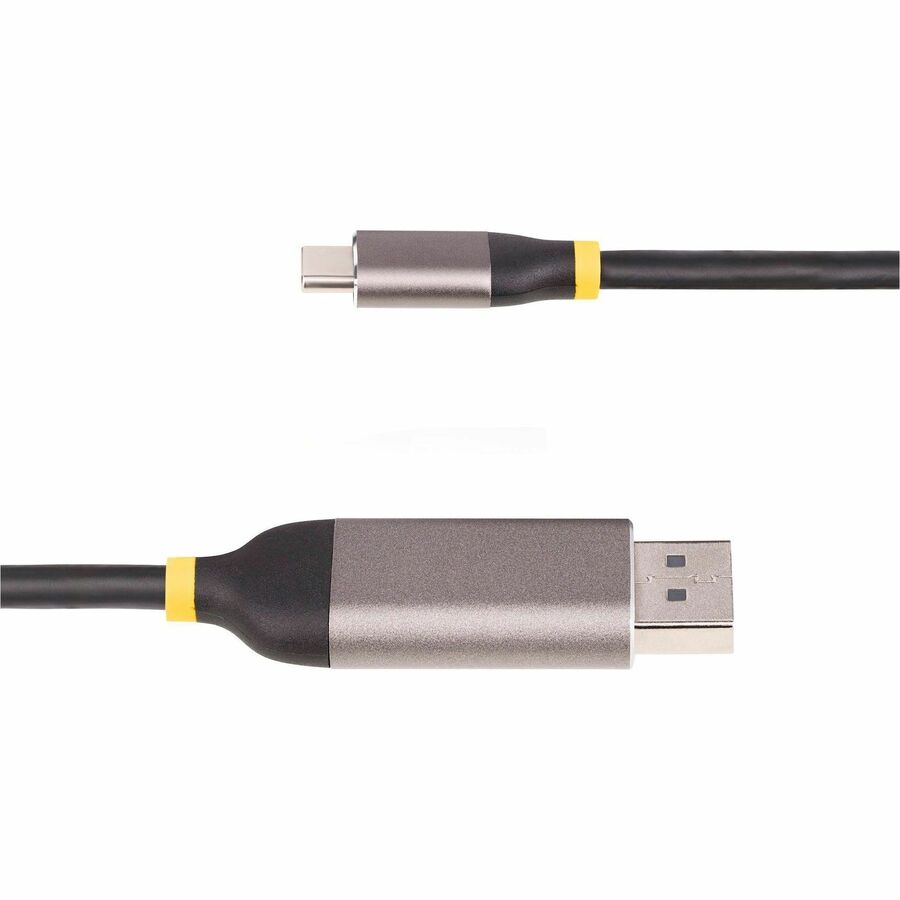 Alternate-Image2 Image for StarTech.com 10ft (3m) USB-C to DisplayPort Adapter Cable, 8K 60Hz, 4K 144Hz, HDR10, USB Type-C to DP 1.4 Converter, USB4/TB3/4 Compatible