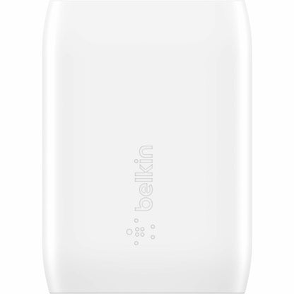 Alternate-Image1 Image for Belkin 30W Portable USB-C Wall Charger - 1xUSB-C (30W) - Fast Charge - Power Adapter - White