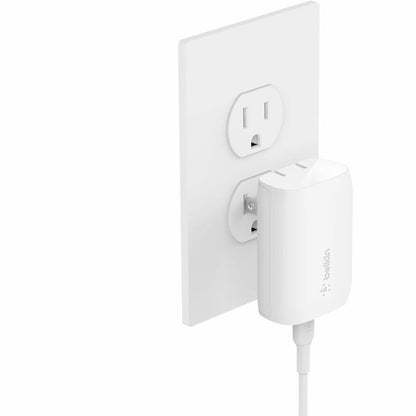 Alternate-Image5 Image for Belkin 30W Portable USB-C Wall Charger - 1xUSB-C (30W) - Fast Charge - Power Adapter - White